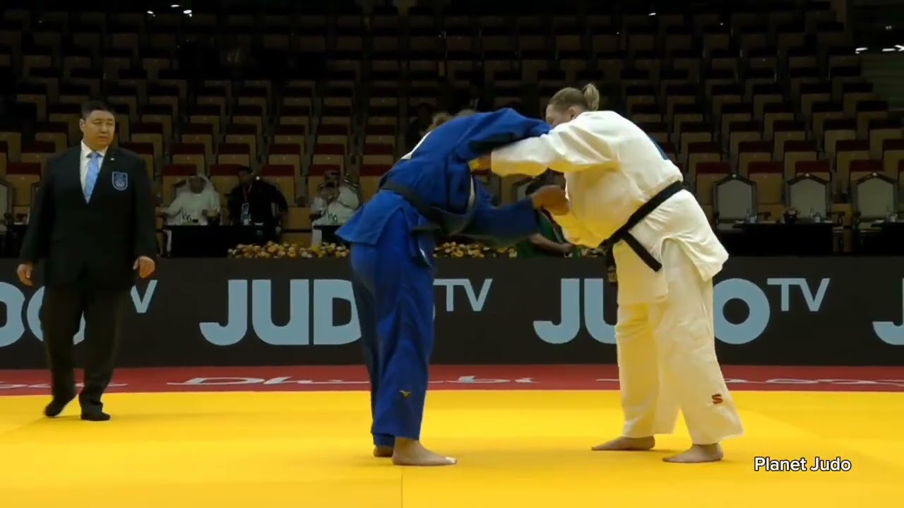 Daria VLADIMIROVA 🇷🇺 🆚️ Renee LUCHT 🇩🇪 | 1 раунд /-78кг | Большой Шлем Абу-Даби 2023