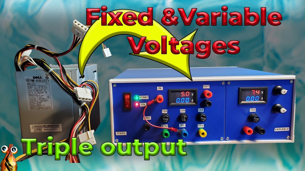 Benchtop Power Supply from an old PC