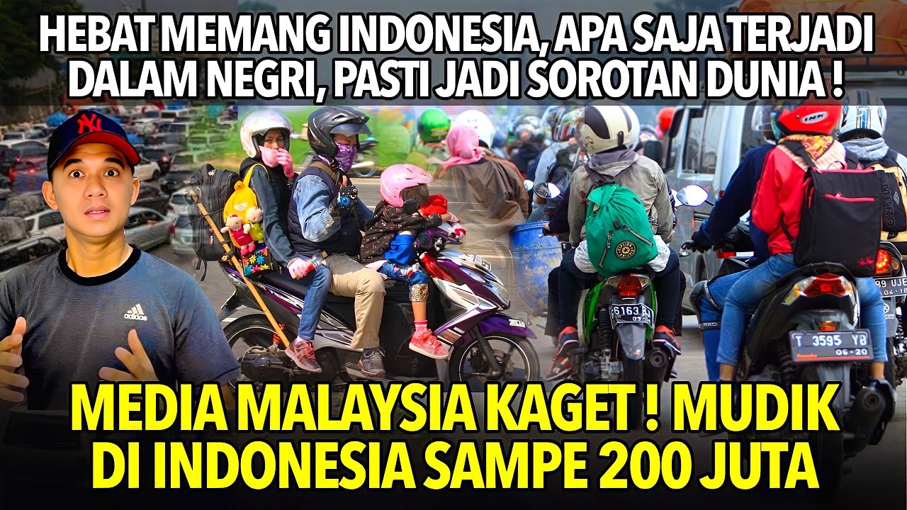 MENJADI SOROTAN DUNIA MUDIK LEBARAN INDONESIA #mudiklebaran