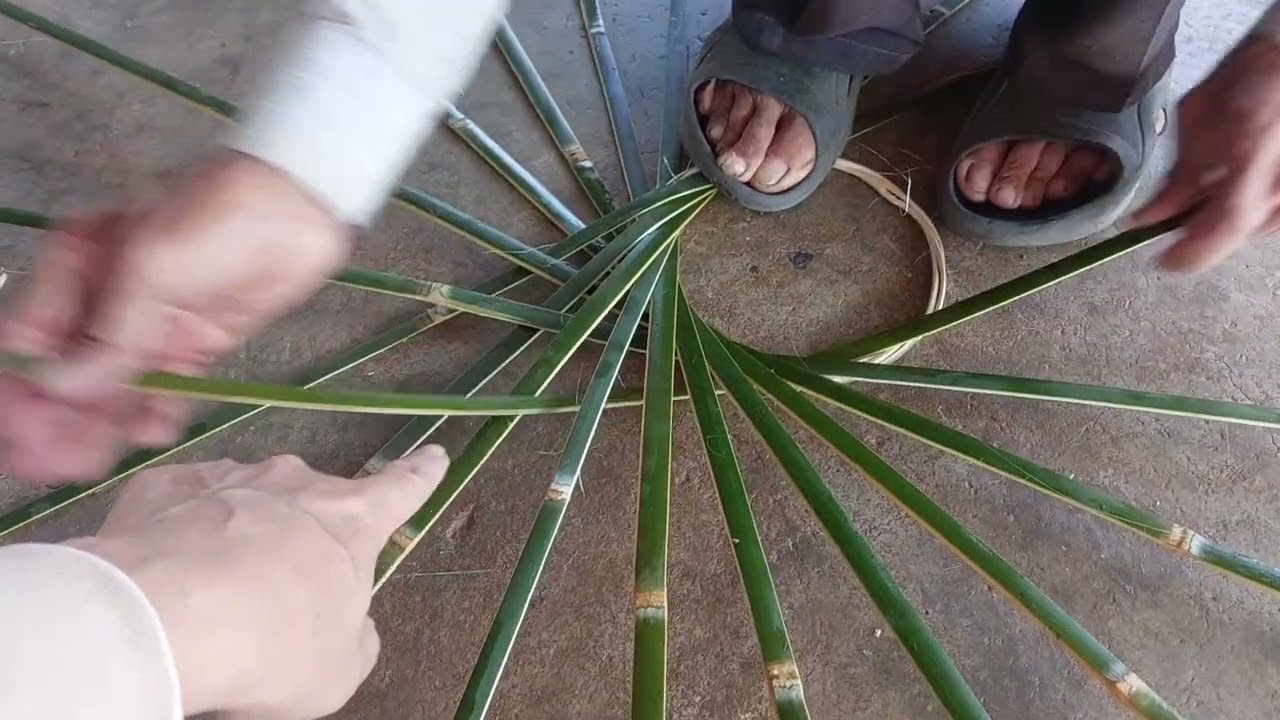 ขั้นตอนการสานสุ่มไก่ส่งท้ายปีเก่า2568ep1