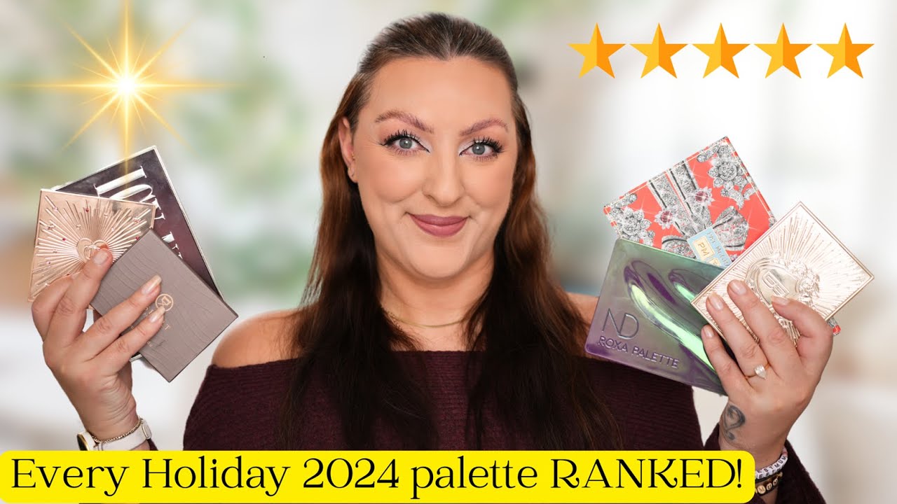 WHAT IS THE NUMBER 1 HOLIDAY EYESHADOW PALETTE 2024? Let's RANK Them!