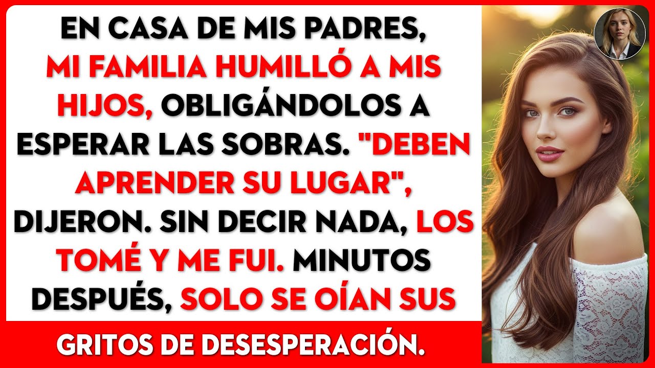 Mi Familia Hizo Que Mis Sobrinos Comieran Primero, Dejando A Mis Hijos Con Las Sobras.
