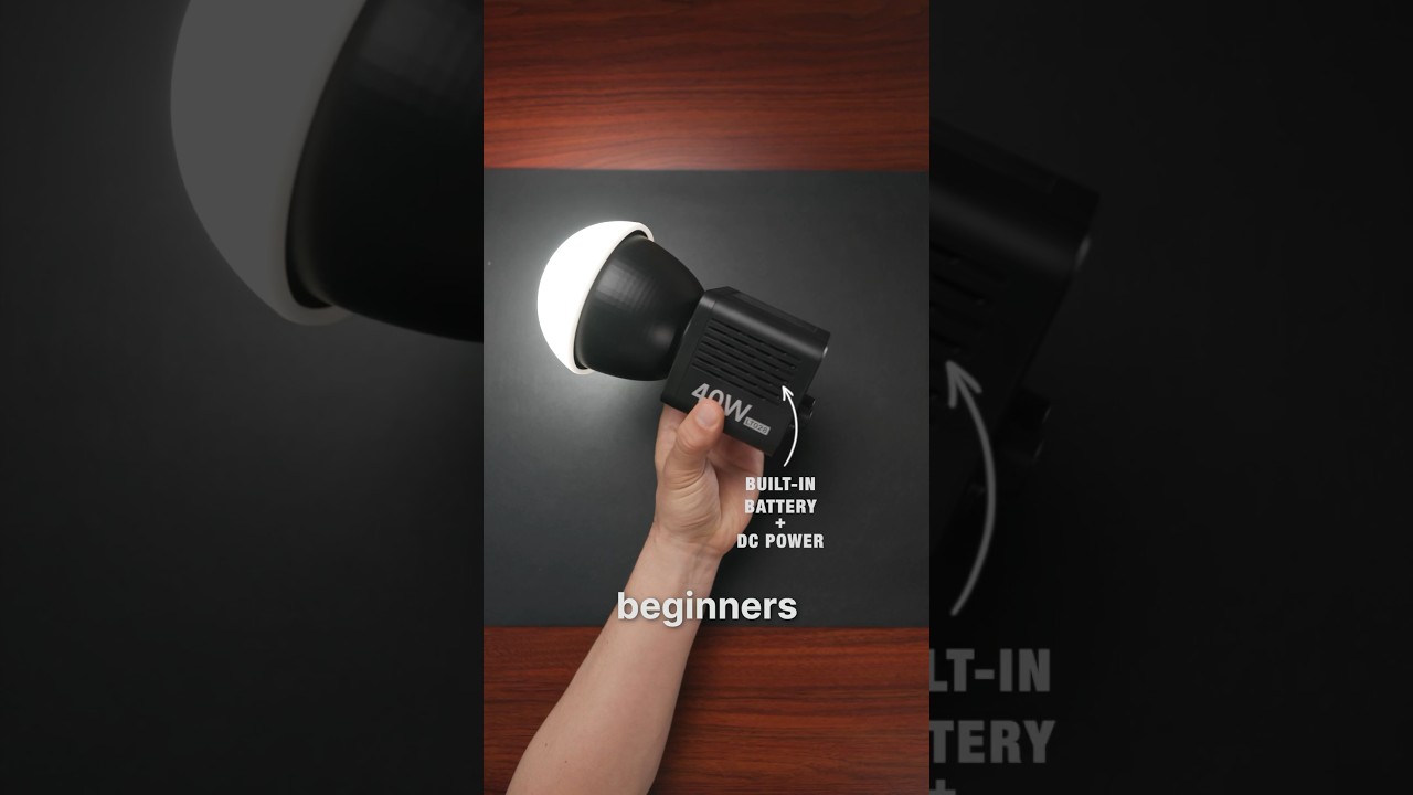 Portable COB Video Light for Beginners & Anyone on a Budget | Ulanzi 40W LT028