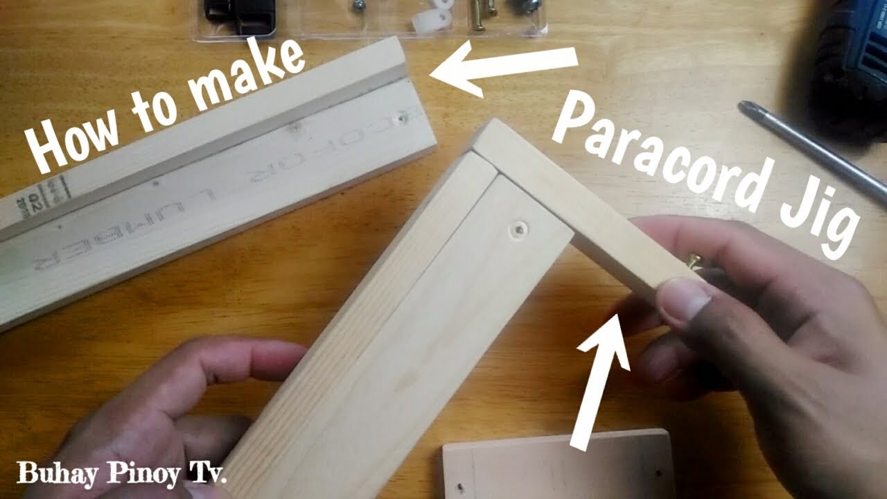 How to make your own DIY Paracord Jig ● Watch this turorial video