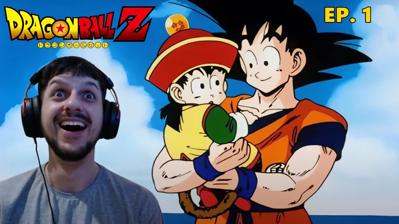 GOKU 😁 | Assistindo DRAGON BALL Z pela Primeira Vez (Episódio 1)