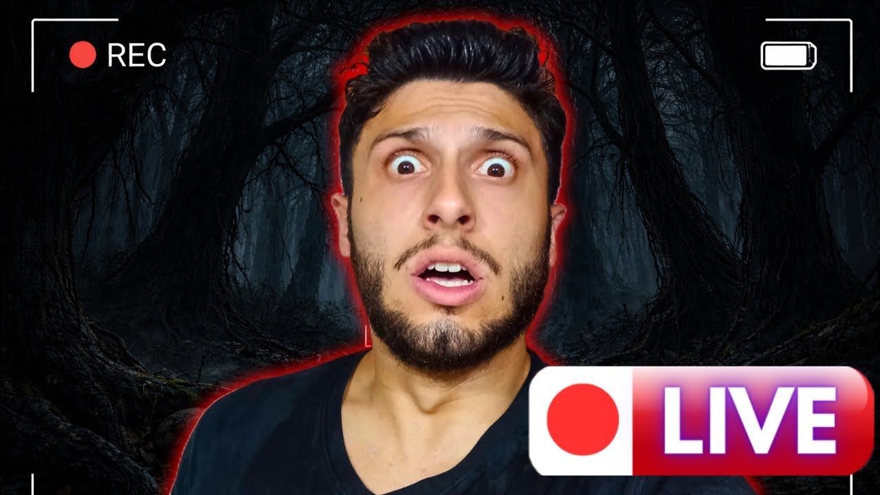 LIVE DE TERROR!! Nunca ande em uma Floresta Sozinho 👻🦇