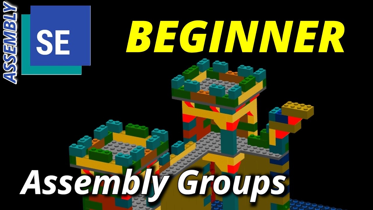 Solid Edge Assembly Tutorial: Assembly Groups (#14)