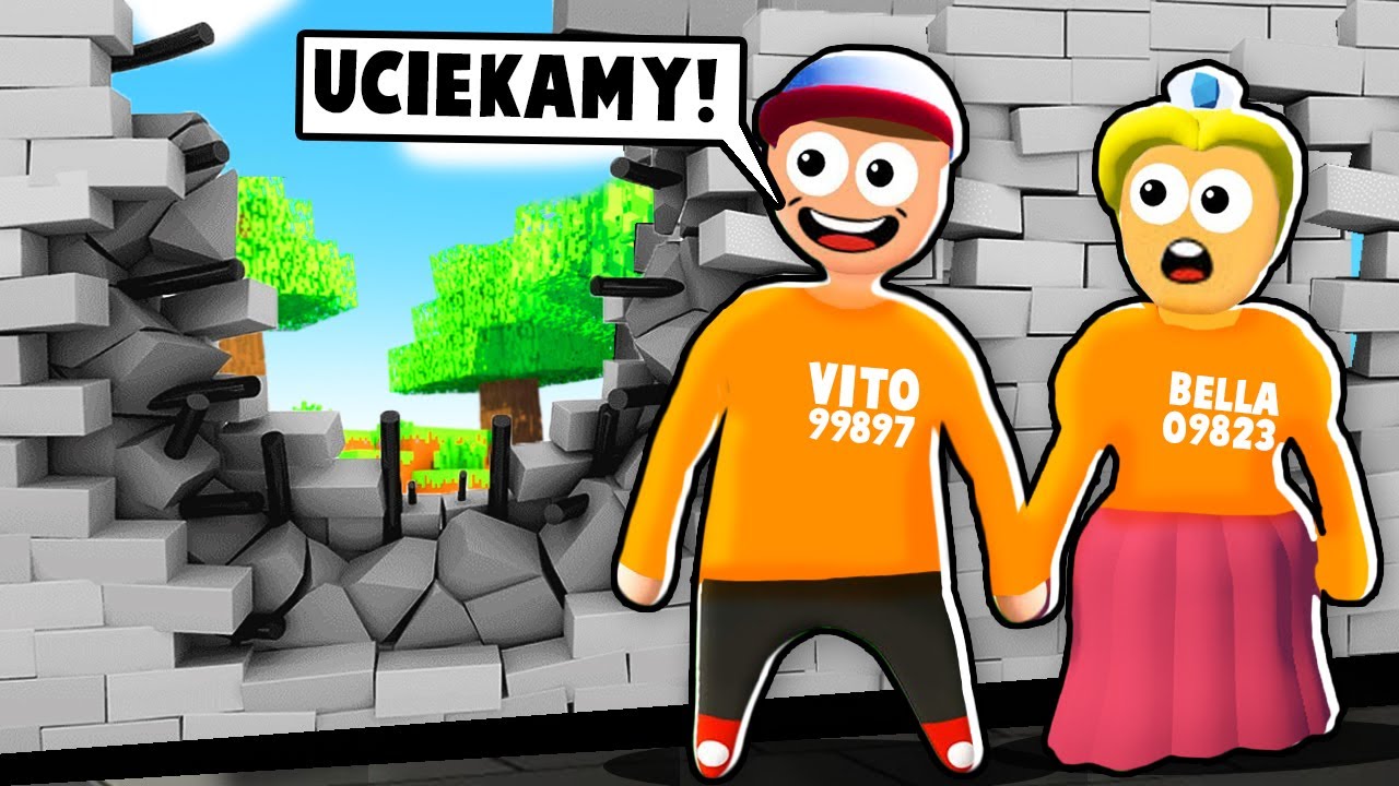 UCIEKAMY Z WIĘZIENIA ALE JESTEŚMY Z PLASTELINY! | Vito i Bella