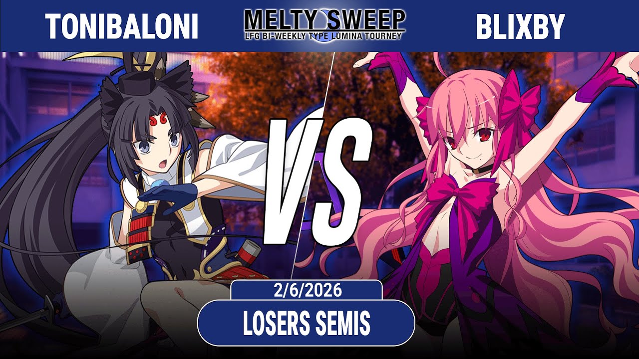 Melty Sweep 75 | LS | ToniBaloni (Ushiwakamaru) VS. Blixby (DA Noel) | MBTL Netplay Bracket