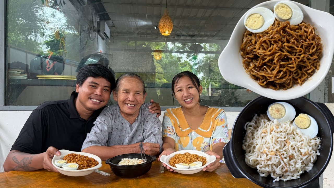 ရွာက​နေ စစ်ကိုင်းဆိုင်ကိုအလည်လာတဲ့အမေနဲ့ မြေးအဖွား(၃)ယောက် ဘာတွေလုပ်စားကြလဲ❓🤗