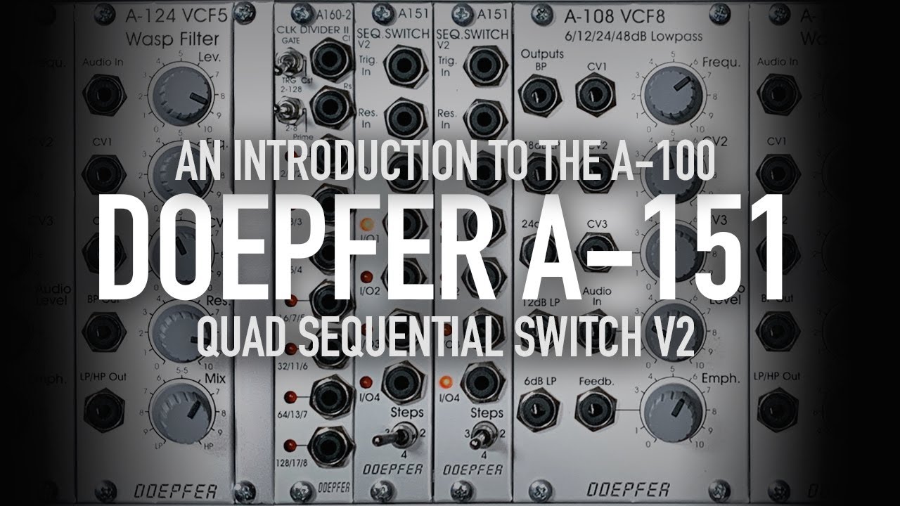 Doepfer A-151 Quad Sequential Switch