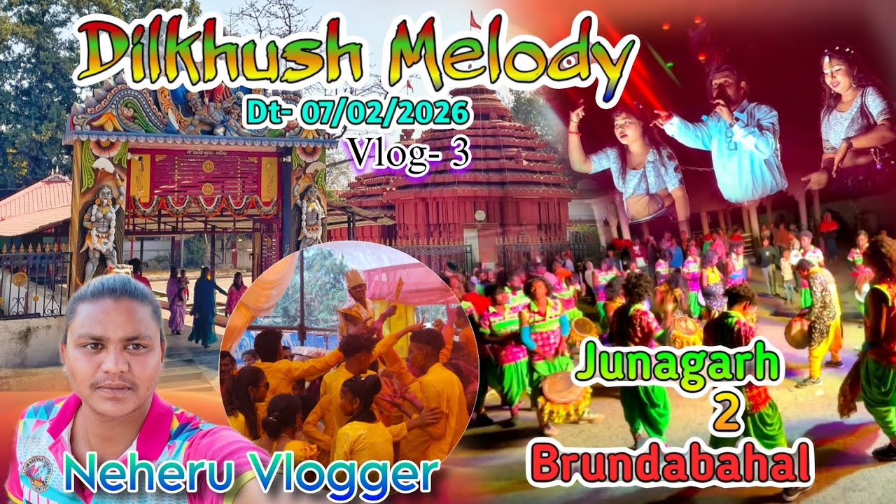 Vlog- 3 Dilkhush Melody Matigaon junagarh vlog video Organiser Mr. Abhimanyu Suna 7008063437