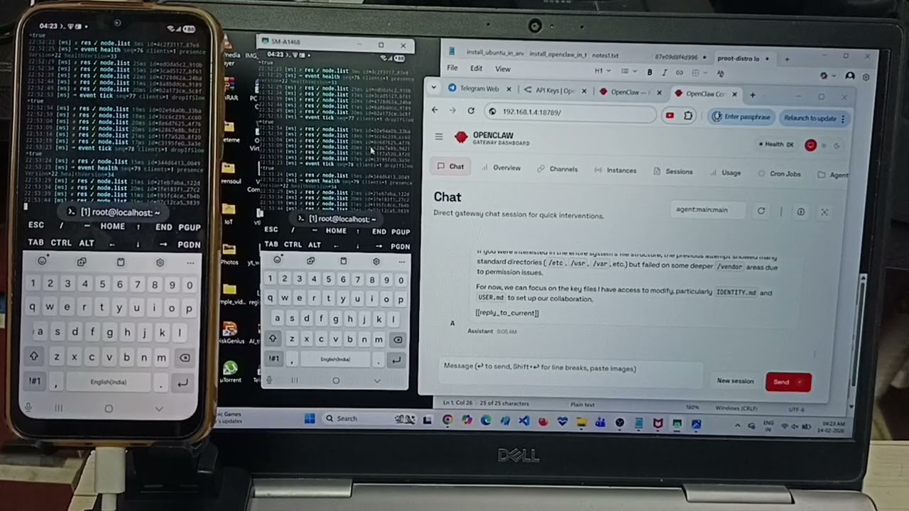 Access OpenClaw AI Bot Gateway Dashboard from Outside Without Port Forwarding in LAN / WiFi Network
