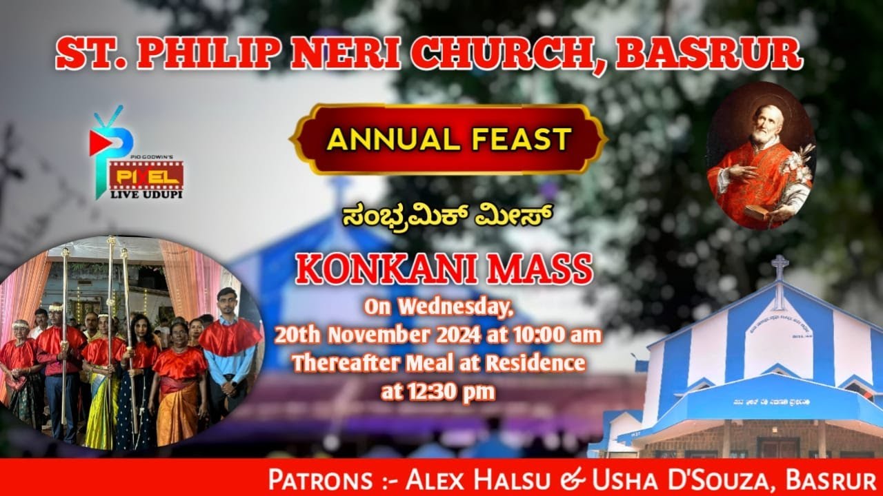 Annual Feast - 2024 | St. Philip Neri Church |20.11.2024 | Basrur, Kundapura