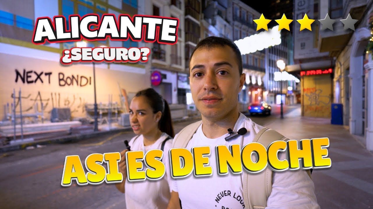 COMO ES LA NOCHE EN ALICANTE 🇪🇸