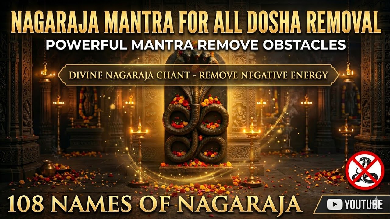 Nagaraja Mantra for All Dosha Removal | 108 Names of Nagaraja | Powerful Sarpa Dosha Nivaran Mantra