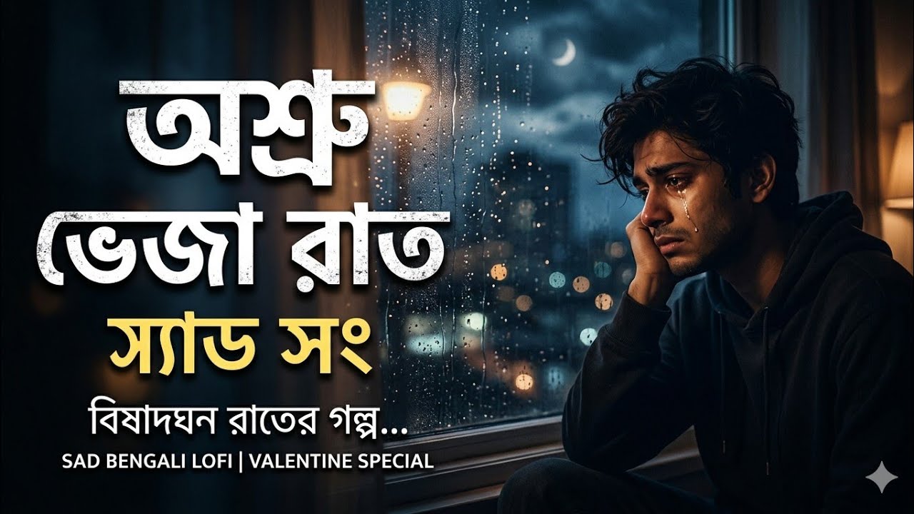 অশ্রু ভেজা রাত 💔 | Bangla Sad Song 2026 | Koster Gaan | Emotional Heart Broken Song