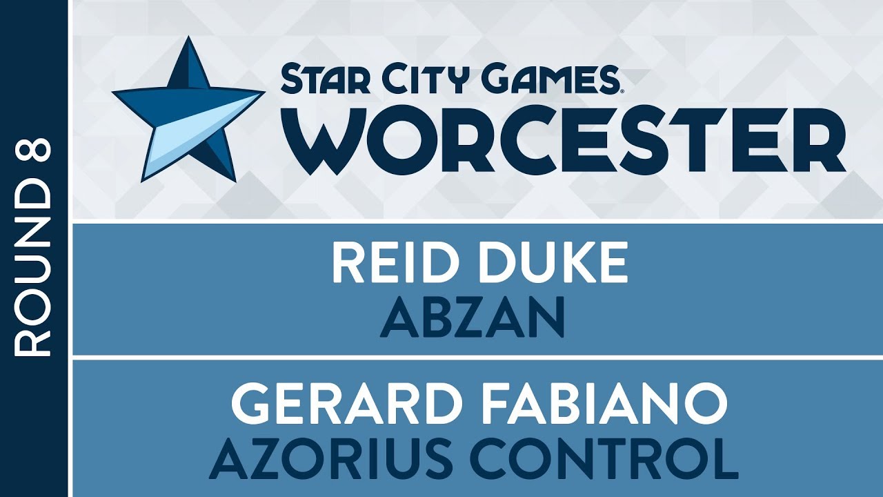 SCGWOR: Round 8 - Reid Duke vs Gerard Fabiano [Modern]