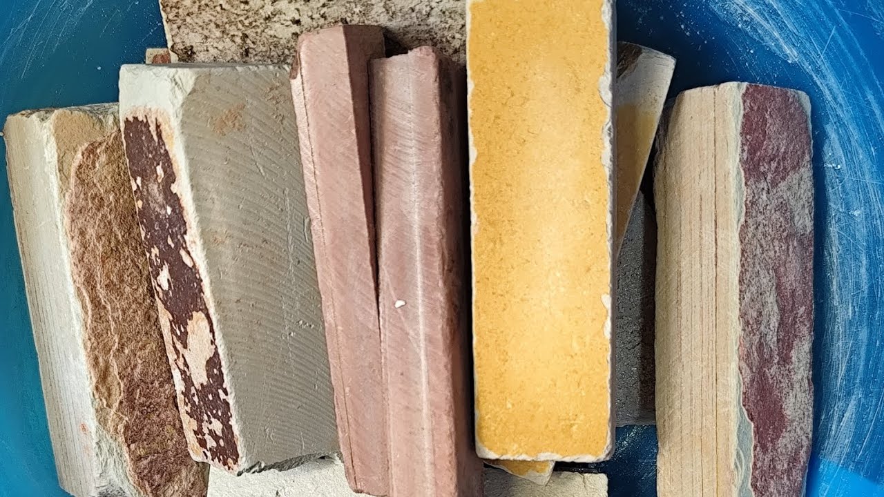 Slate bars ASMR scraping video ♥️💥
