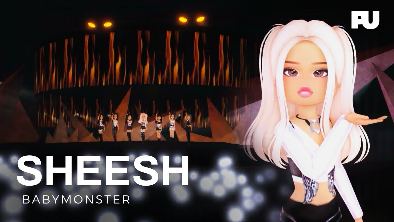 BABYMONSTER (베이비몬스터) - SHEESH @인기가요 ROBLOX inkigayo