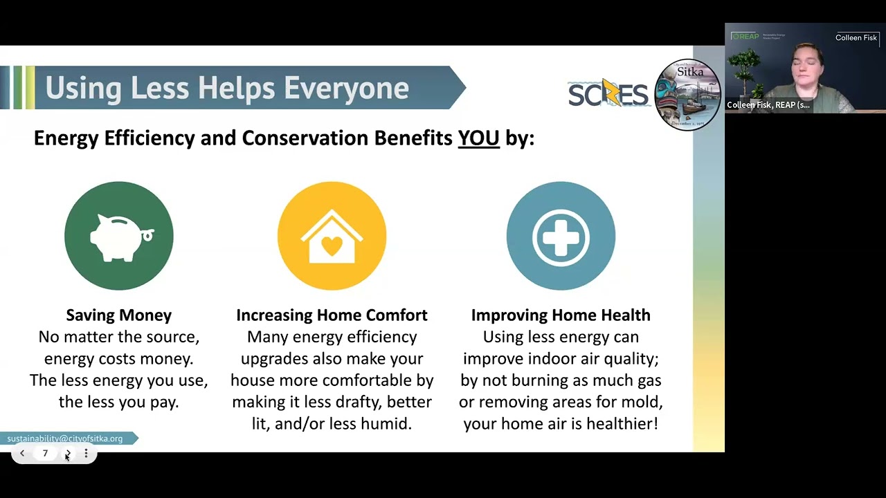 Energy Efficiency and Conservation (Connect to the SCRES Webinar 2 of 5)
