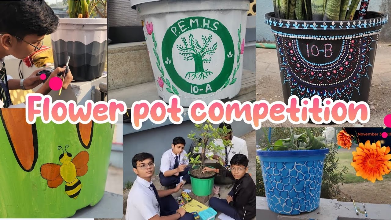 Flower Pot competition | Piperdiwala English Medium High School