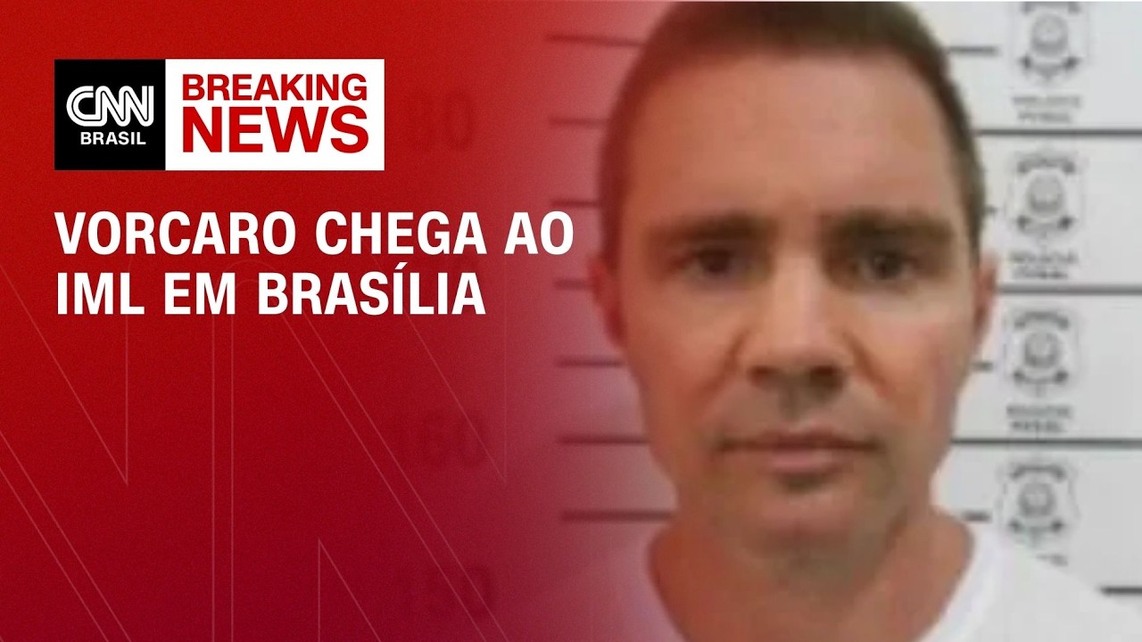 Vorcaro chega ao IML de Brasília para exame de corpo de delito | CNN 360º