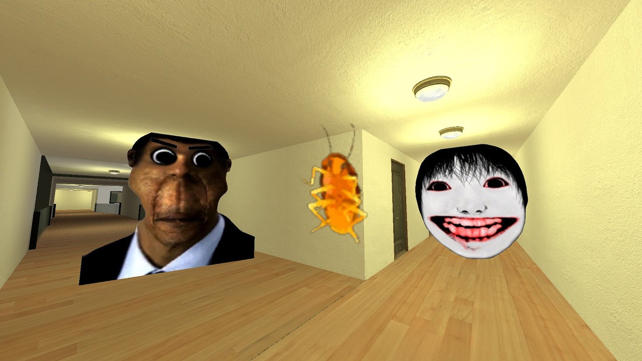 HI MY NAME IS TAPAKAH YOSHIE VS OBUNGA IN LIMINAL HOTEL GMOD #gmodfastzone_#nextbots