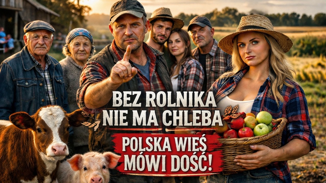 „Bez rolnika nie ma chleba” | Murem za polskim rolnikiem.