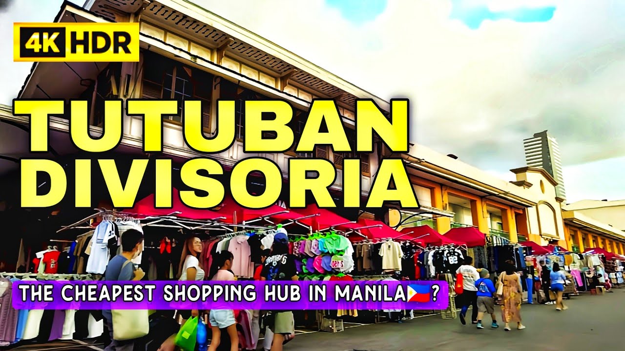 Tutuban Center 2026! From Historic Train Terminal To CRAZY Divisoria Market! 4K Walk Philippines 