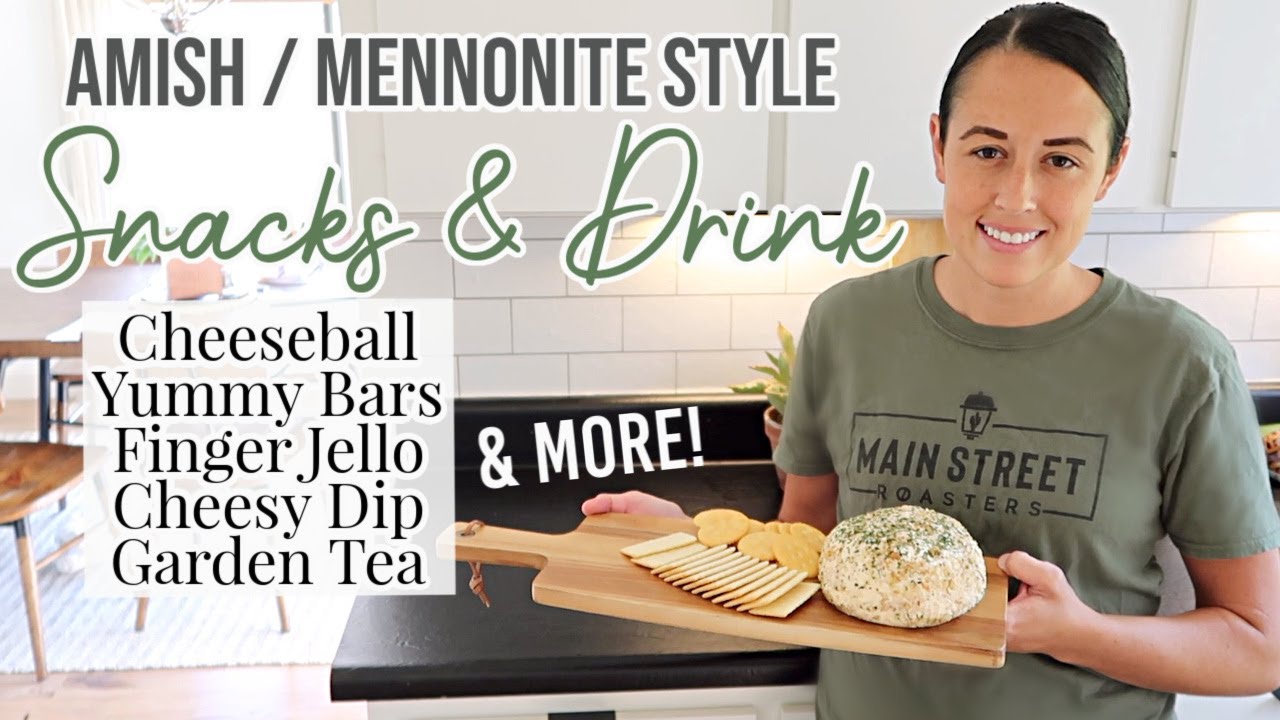 AMISH | MENNONITE STYLE RECIPES | SNACKS AND DRINKS | IN THE KITCHEN OF A MENNONITE MOM