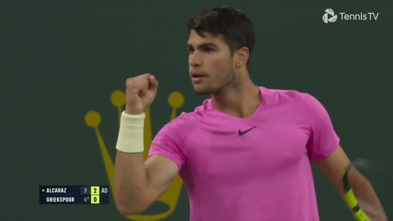 Alcaraz vs Griekspoor Indian Wells 2023 Highlight