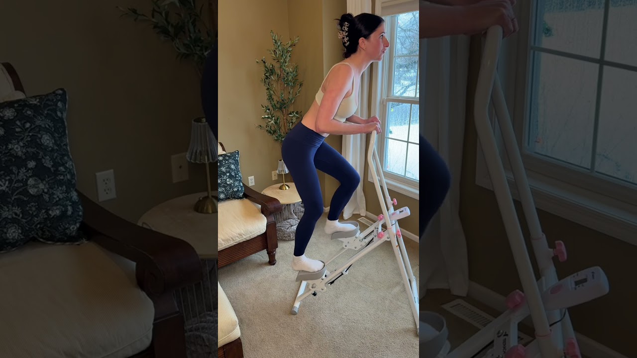 Megan This stair stepper is the perfect addition to any home gym! fitness #merach #stairstepper