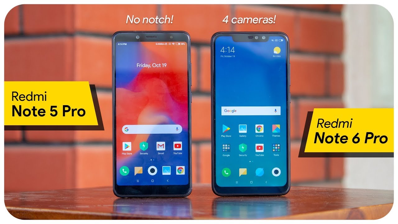 Redmi Note 5 Pro vs Redmi Note 6 Pro