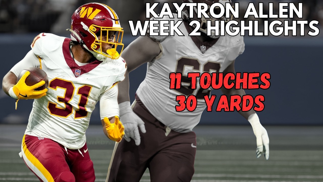 Kaytron Allen Preseason Week 2 Highlights 💥 | Lions vs Commanders