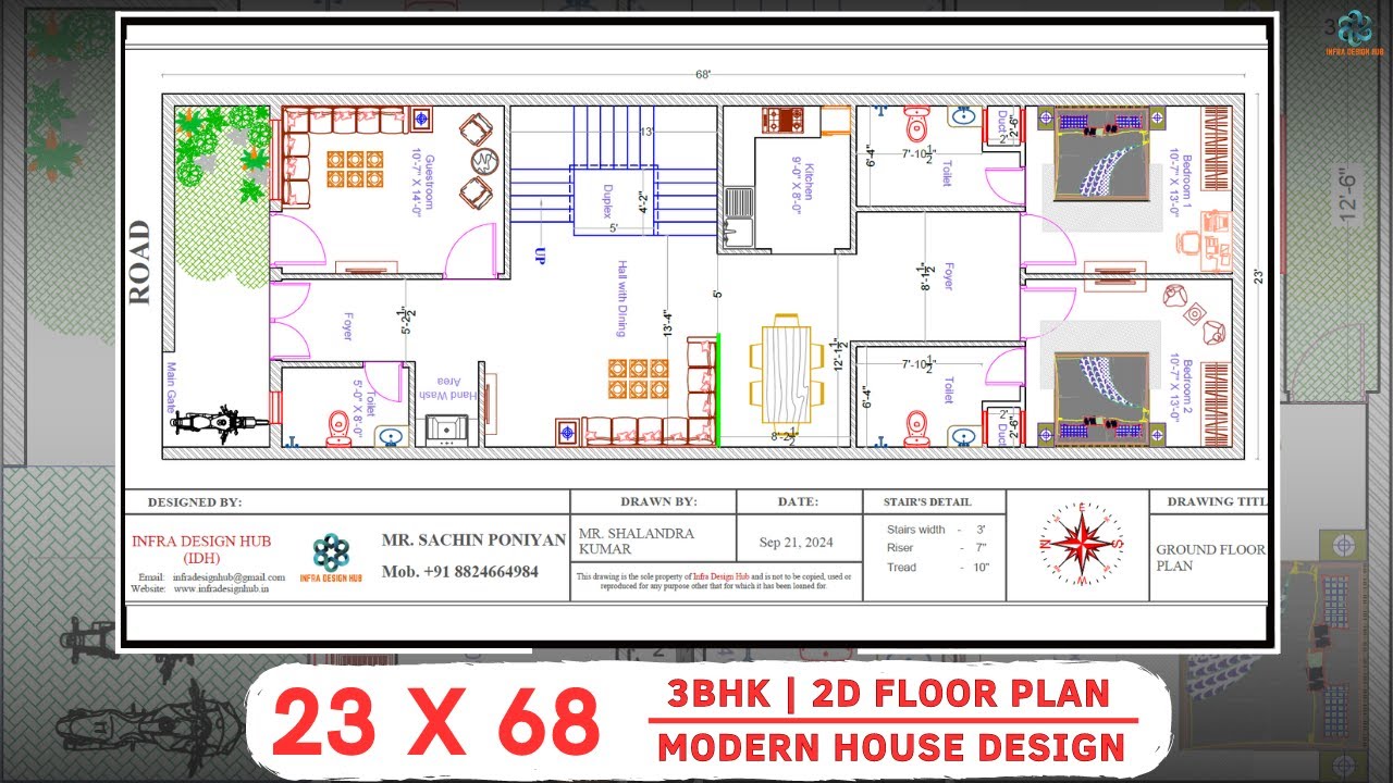 Get Your Dream Home with THIS 23 X 68 House Plan!