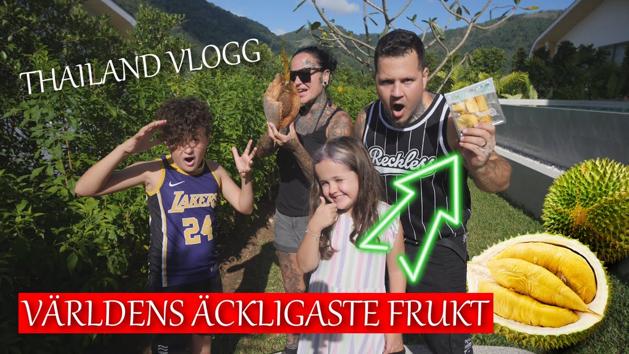 Vad Tycker Barn Om VÄRLDENS ÄCKLIGASTE FRUKT - Durian - VLOGG