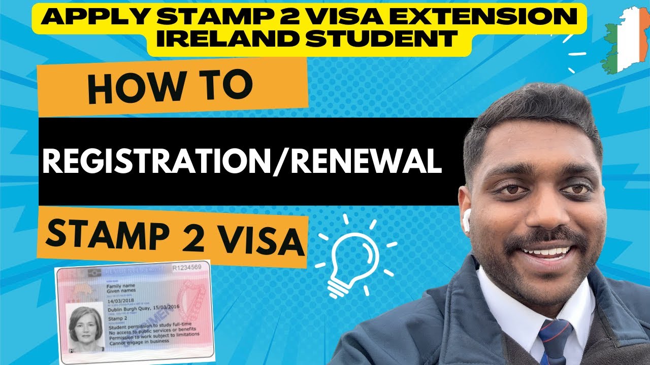Stamp 2 Visa Registration/Renewal in Ireland 📇🇮🇪|| Apply Stamp 2 visa extension Ireland Student