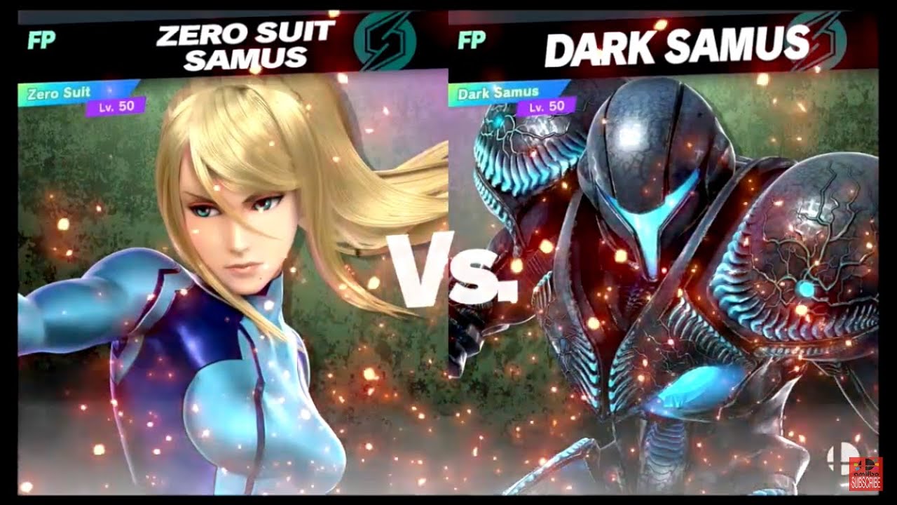 Super Smash Bros Ultimate Amiibo Fights – Zero Suit Samus vs the World #67 Samus vs Dark Samus