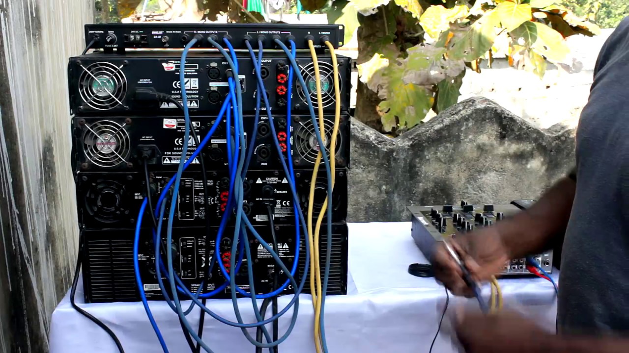 How to connect DJ Equipments | Channel splitter to Amplifier | Ahuja DA80 # IN HINDI
