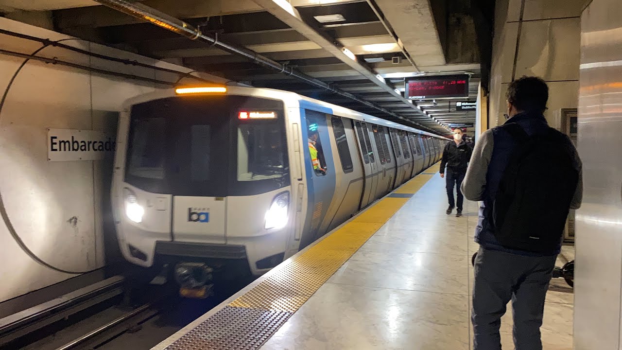 Bay Area Rapid Transit [BART] Trains @ Embarcadero (4/26/22)