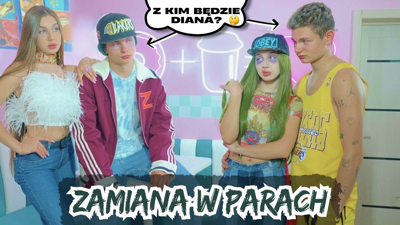 PARY: Diana i Zip vs Ziana i Smile 😎 Czy buntowniczka zostanie gwiazdą YouTube? Niezręczne sytuacje
