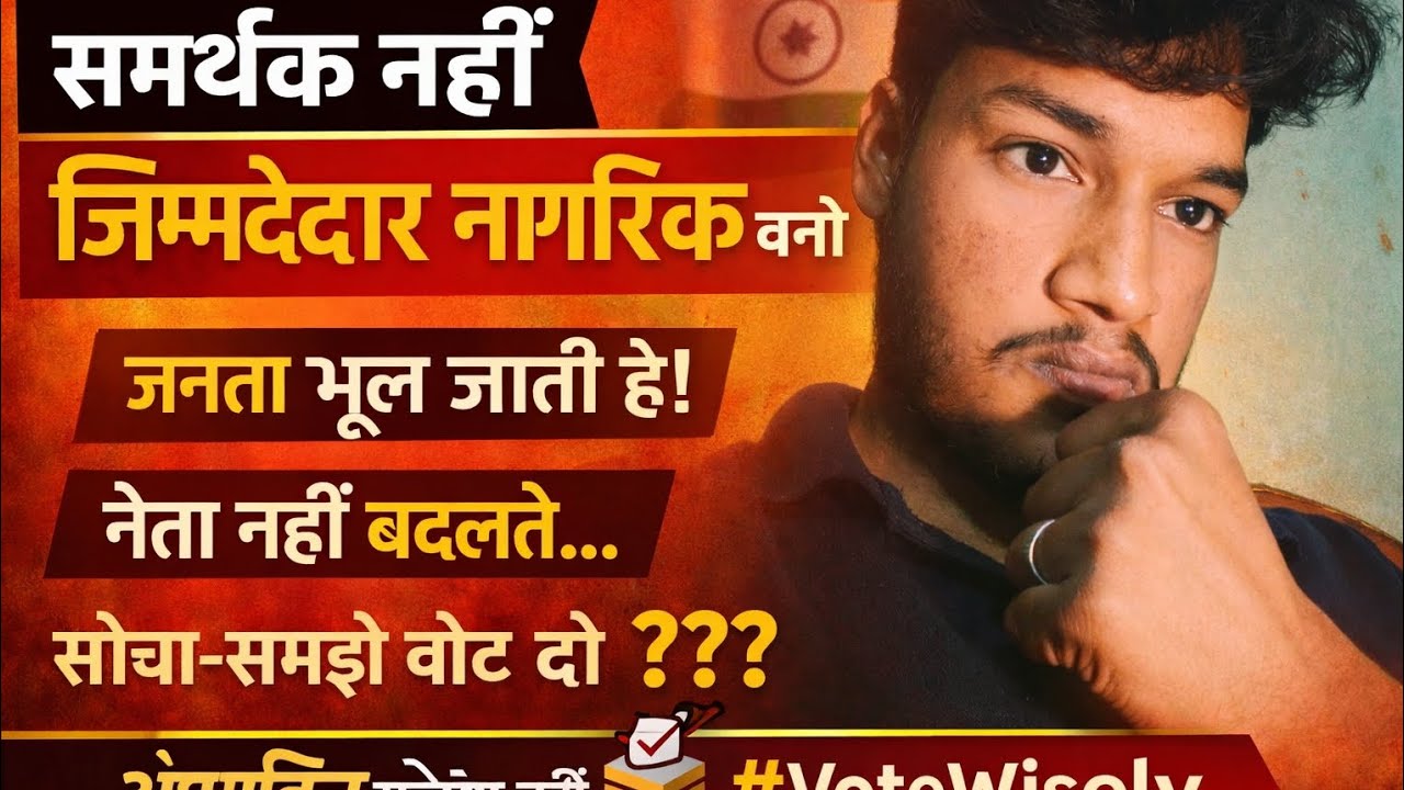 समर्थक नहीं, जिम्मेदार नागरिक बनो | अंधभक्ति से देश नहीं बदलता