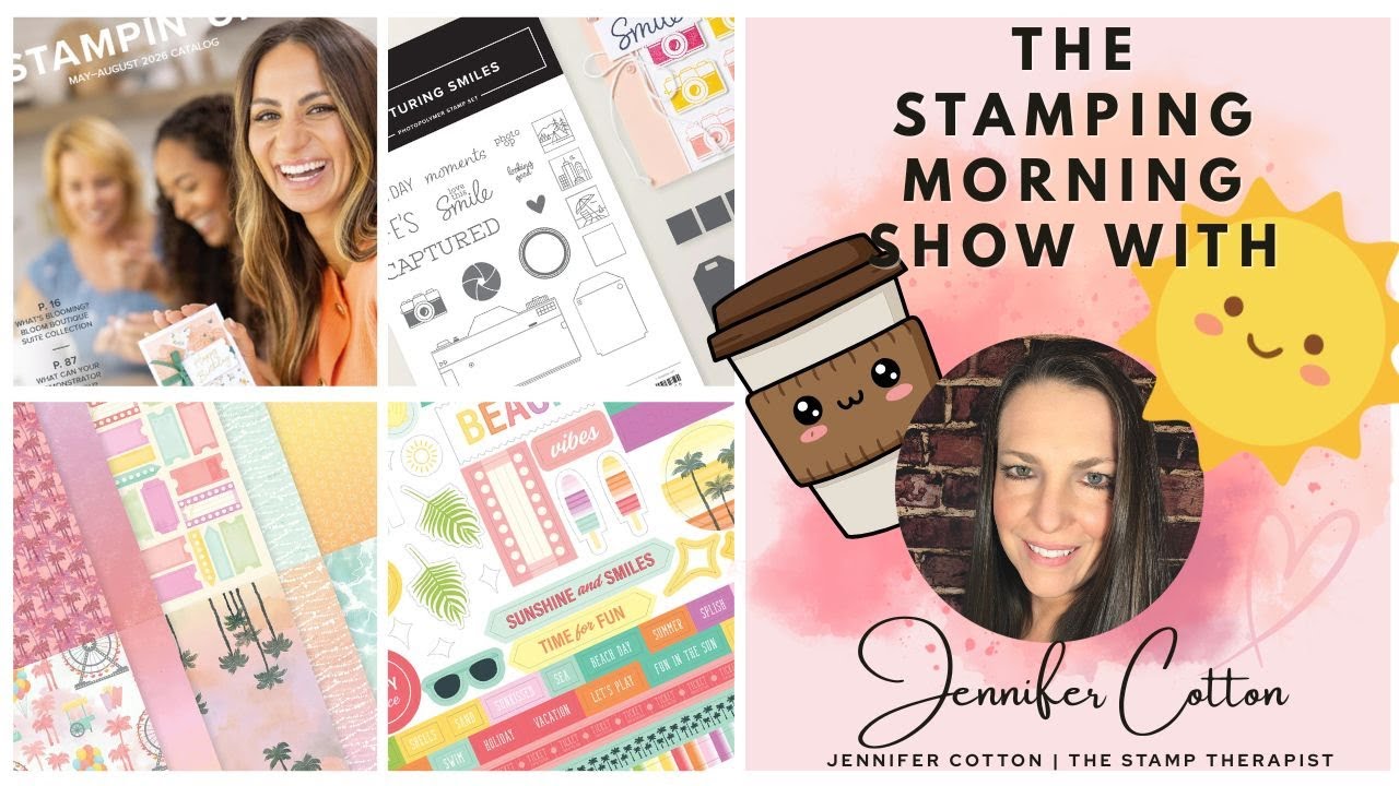 NEW Stampin’ Up! Haul + Easy Scrapbook Layouts (Live Crafting!)
