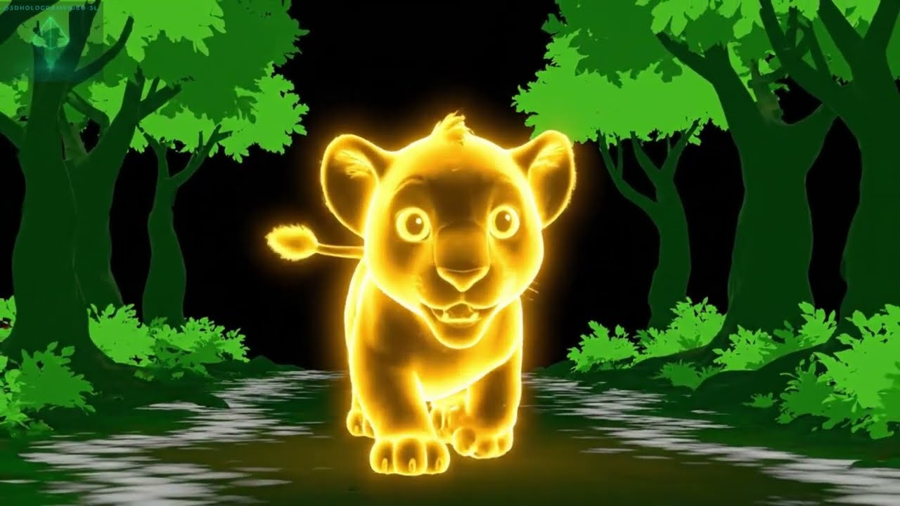 [Part 1] 3D Hologram: A Lion Cub's First Adventure