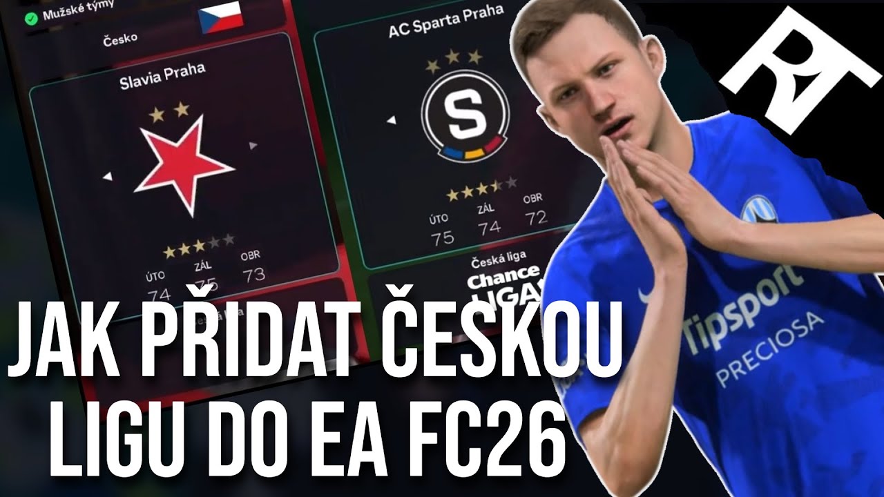 Jak přidat ČESKOU LIGU do FC 26 - Česk&aacute; liga FC 26 - cz/sk liga FC26