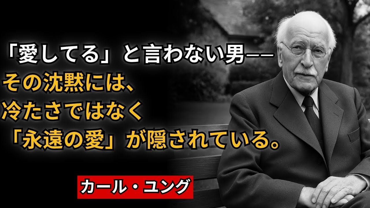 男が「愛してる」と言わない“恐ろしい真実”｜ユングが暴いた沈黙の愛の正体