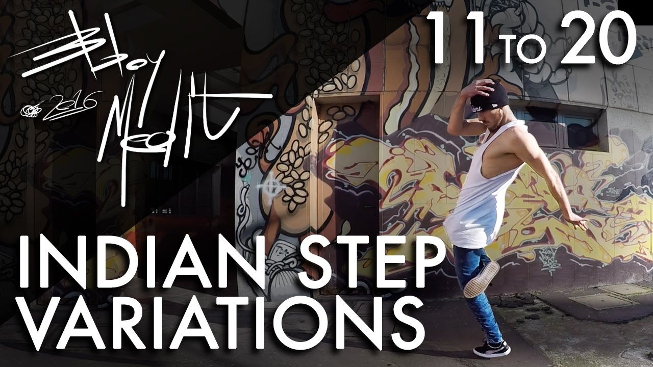 Breakdance Toprock tutorial • 20/100 Indian Step Variations • Bboy MeditRock