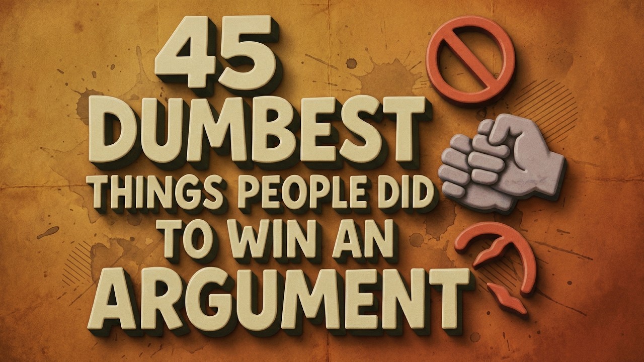 45 Dumbest Things People Did to Win an Argument