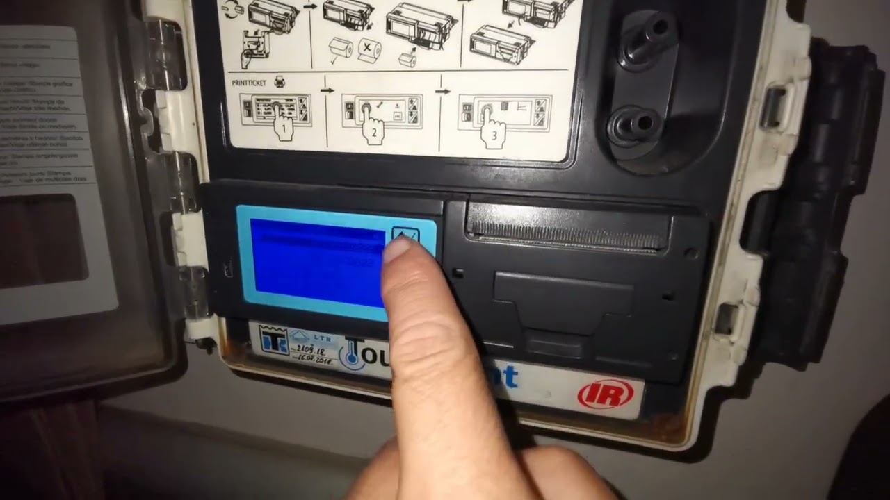 Termoking ispis Touch print uređaj, štampanje izveštaja o temperaturi u hladnjači 17.oktobar 2022